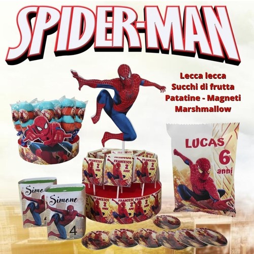 Kit spiderman party - 60, pz