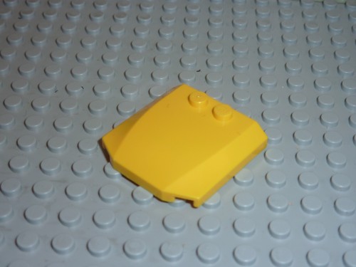 Capot lego yellow wedge - capot, ref