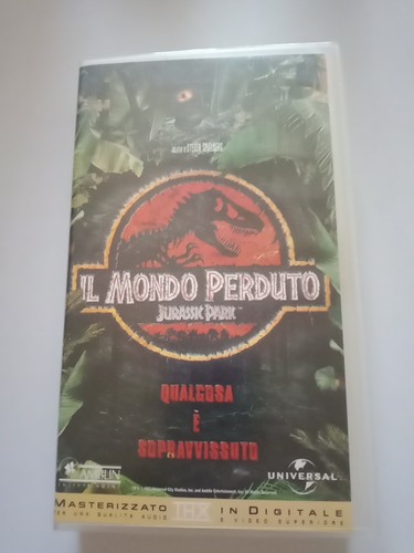 Vhs mondo perduto jurassic - il,