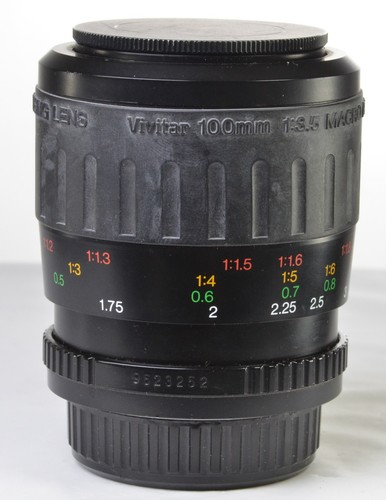 Vivitar 100mm macro - vivitar, f3.5