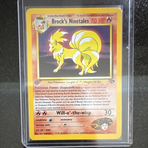 Brock ninetales 132 gym - brock's,