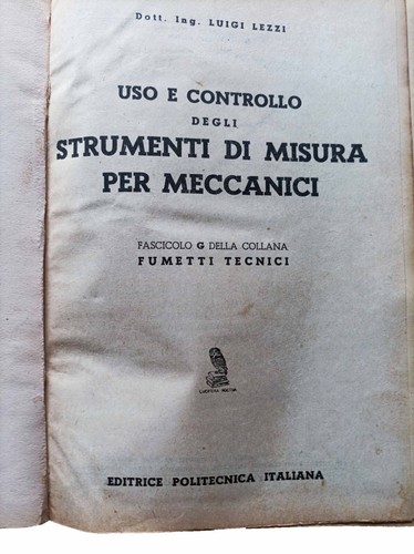Libro uso controllo - (antico),