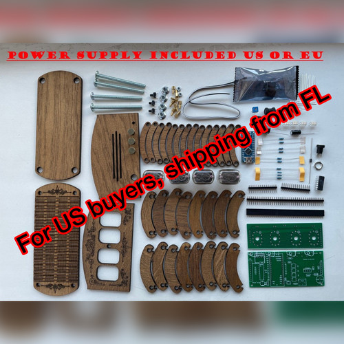 Nixie clock kit in12 - clock, (tubi