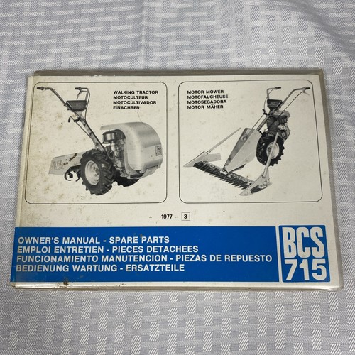 Bcs 715 trattore passeggiante - trattore,