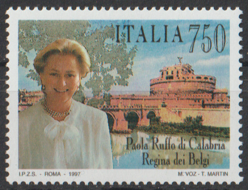 Italie timbre reine - italie., ★★