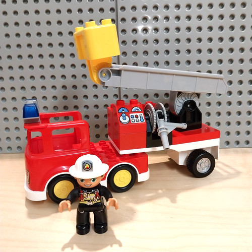Lego duplo camion dei pompieri - lego,