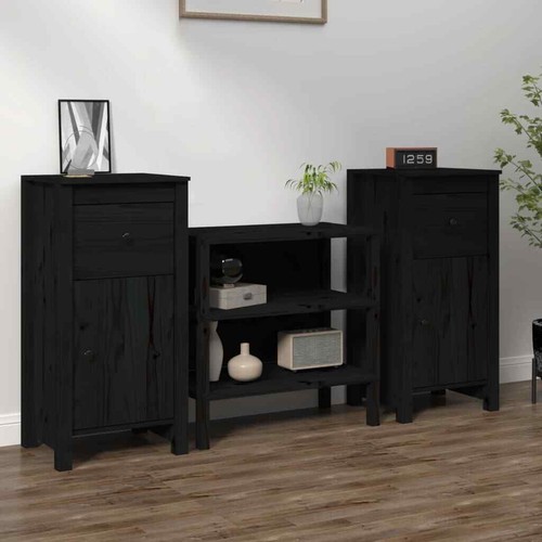 Vidaxl credenze nere - pz,