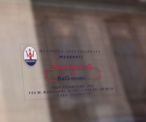 Vetrofania speculare officina - speculare,