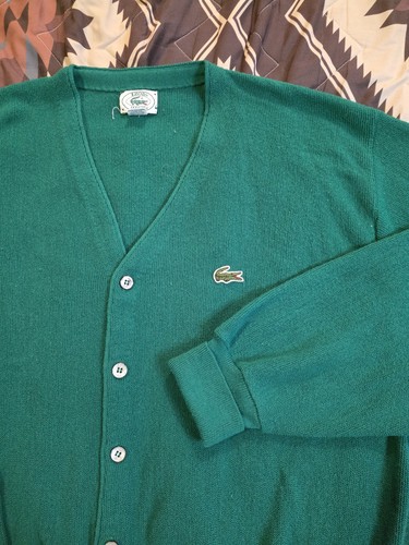 Cardigan maglione vintage izod - cardigan,