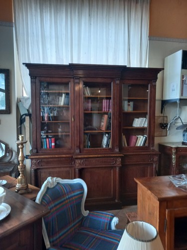 Libreria antica rovere grande - rovere,