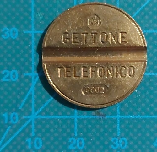 Gettone telefonico sip 8002 - gettone,