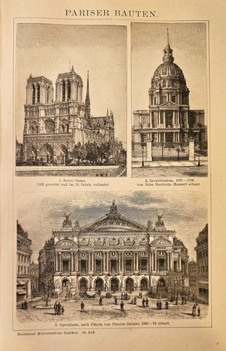 1897 stampa antica parigi - antica,