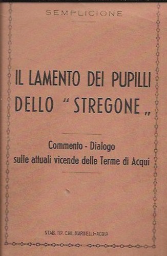 Acqui terme lamento pupilli - lamento,