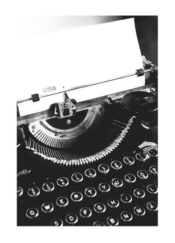Poster macchina scrivere - poster,