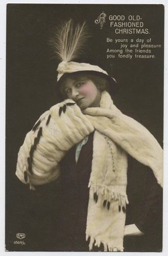 Glamorous young lady winter - glamorous,