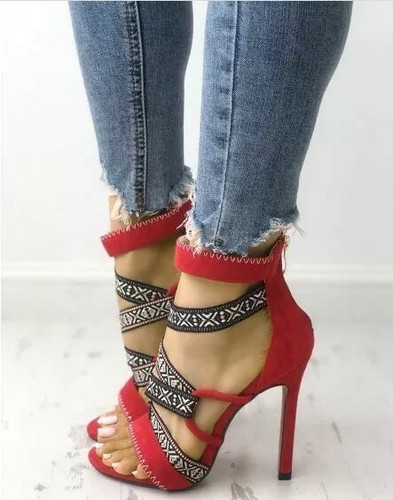 Sandali stiletto tronchetto