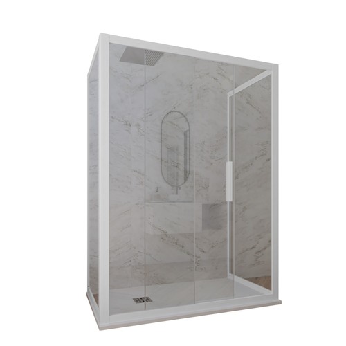 Box doccia lati bianco - doccia,