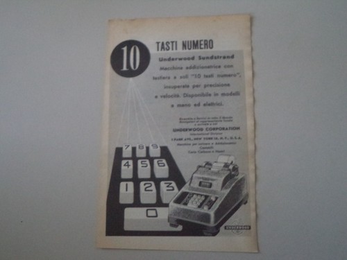 Advertising pubblicità 1951 - advertising,