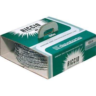 Filo spinato zincato riccio