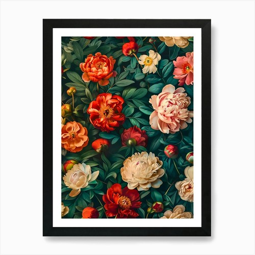 Peonie carta parati stampa - carta, da