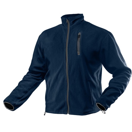 Felpa pile blu navy - felpa, in