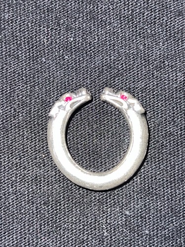Anello cane doppio - , cuori