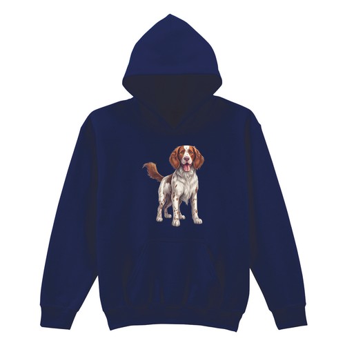 Felpa con cappuccio - , spaniel
