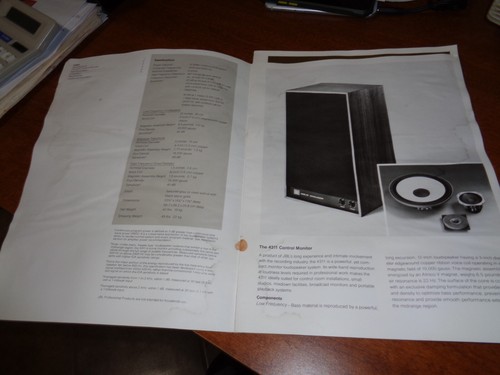 Jbl 4311 manuale tecnico - jbl,