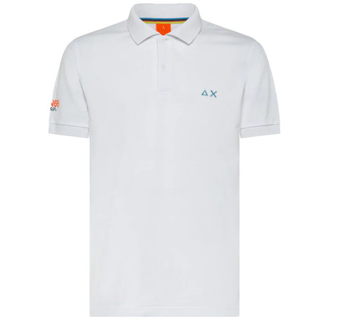 Sun68 logo beach maglia bianco - sun68,