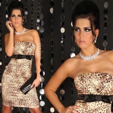 Elegante Raso Abito a Fascia