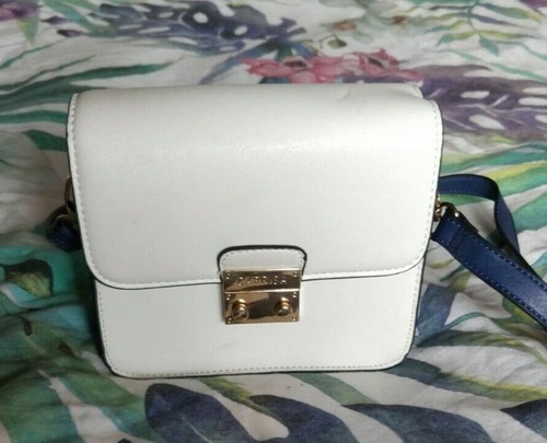 Borsa tracolla blu bianca - tracolla,