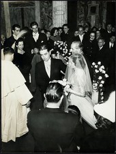 Foto vintage Nozze argentine a Roma anni 50 Ft 36783 - Stampa 24x18 cm