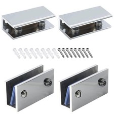 Morsetto Vetro Inox 4 Pezzi