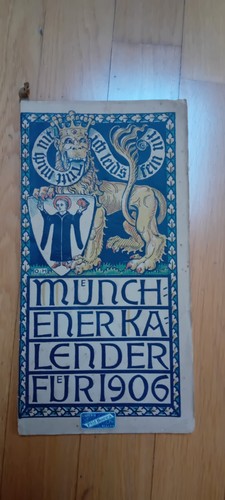Munchener kalender 1906 - kalender,