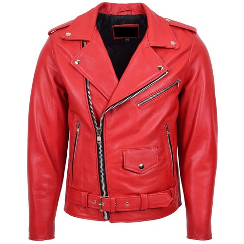 Giacca motociclista rossa - motociclista,