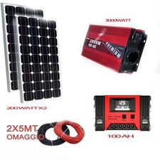 KIT FOTOVOLTAICO 2 PANNELLI