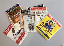 VECCHIE ETICHETTE GRAPPE DISTILLATI E LIQUORI MASCHIO