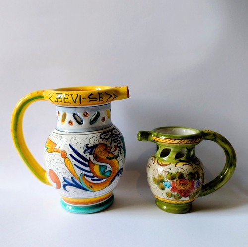 Due brocche ceramica vintage - due,