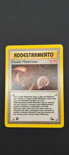Pokemon fossile misterioso - fossile,