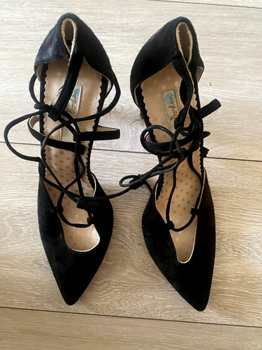 Scarpe boden scamosciate pizzo - scarpe,