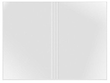 Veloflex 3244500 - Custodia doppia DIN A4, con morsettiera, in pellicola PP, 10 