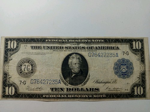 Banconota dollari 1913 - da, 10