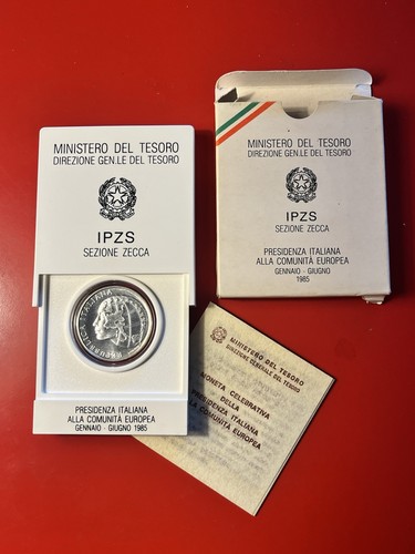 Moneta 500 lire argento 1985 - lire,