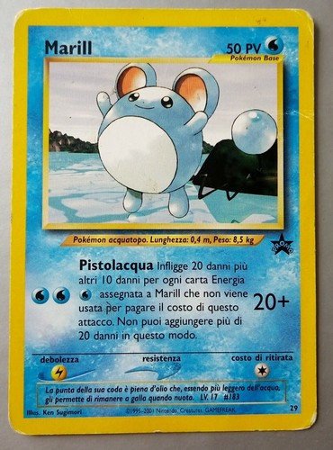 Carta pokemon promo marill - pokemon, 29