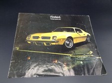 DEPLIANT AUTO VINTAGE FIREBIRD