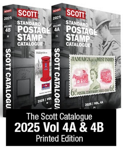 Scott stamp catalog 2025 - scott,