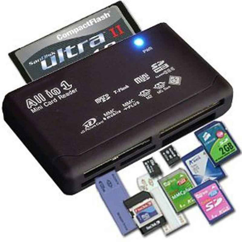 Lettore schede usb sd ms - cf, xd