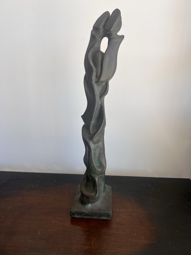 Rara scultura coppia statuina
