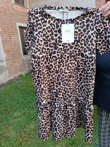 Zara vestito leopardato - vestito,