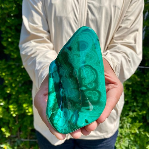 466g malachite lucida naturale - 466g,